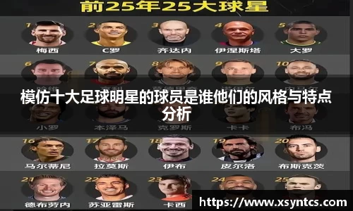 模仿十大足球明星的球员是谁他们的风格与特点分析